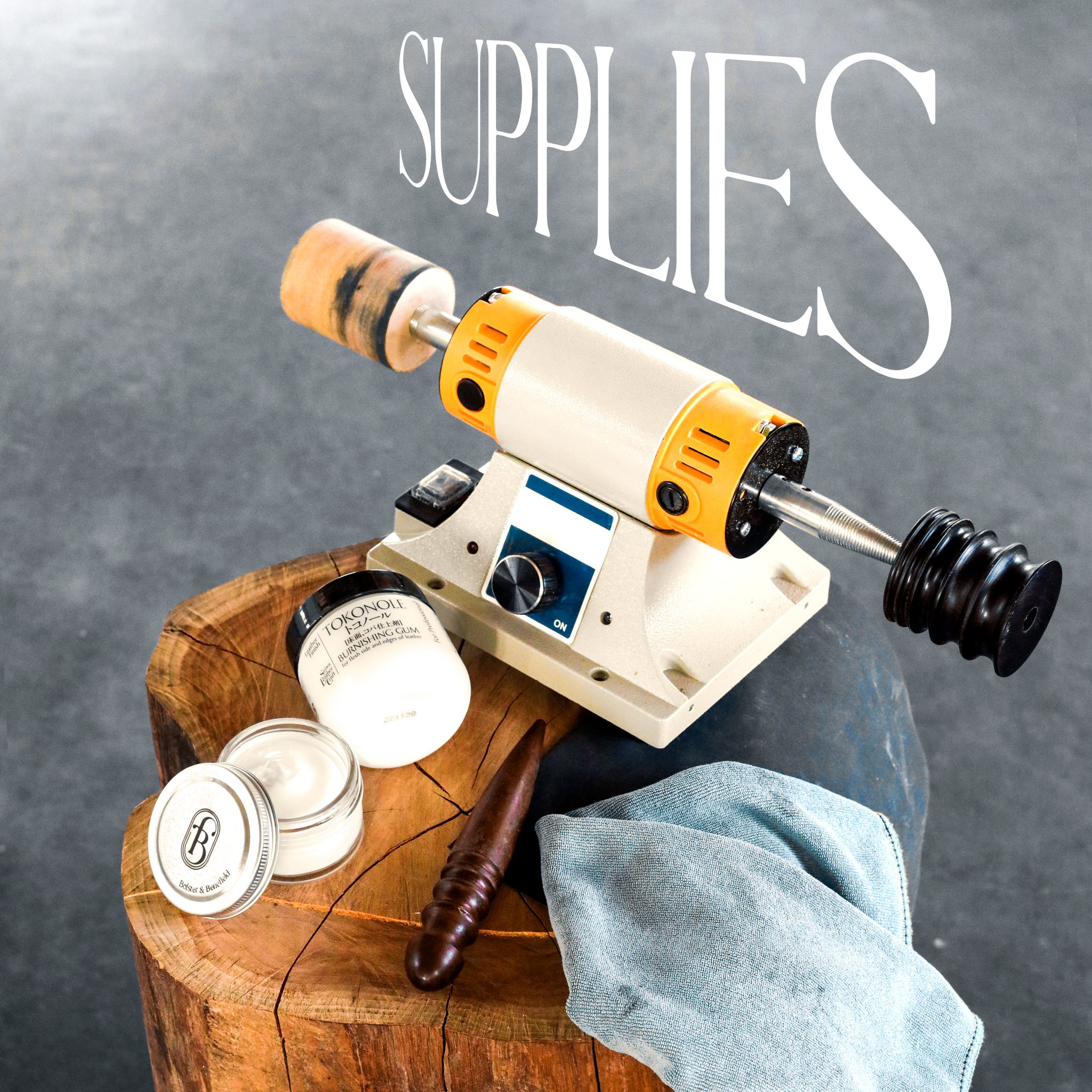 How to polish leather and get smooth shiny edges. Bolster & Benefield