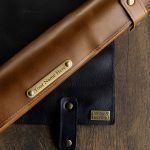 Leren Penselen Rol - bolster & benefield leather penselen rol lederen etui