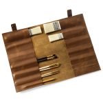 Leren Penselen Rol - bolster & benefield leather penselen rol lederen etui