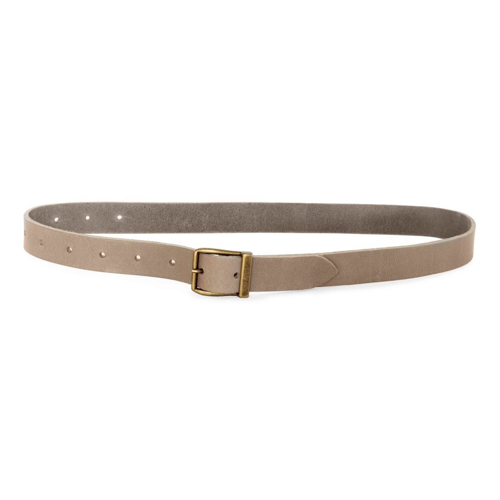 Leather belt for toolbelt Taupe 1