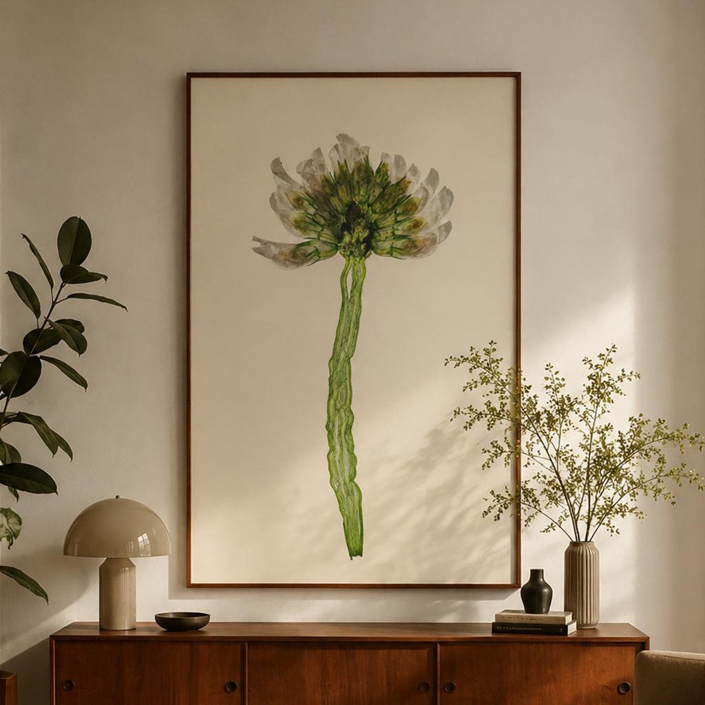 herbarium fine art print - White Clover